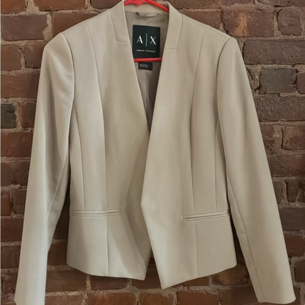 Armani Exchange Beige Blazer